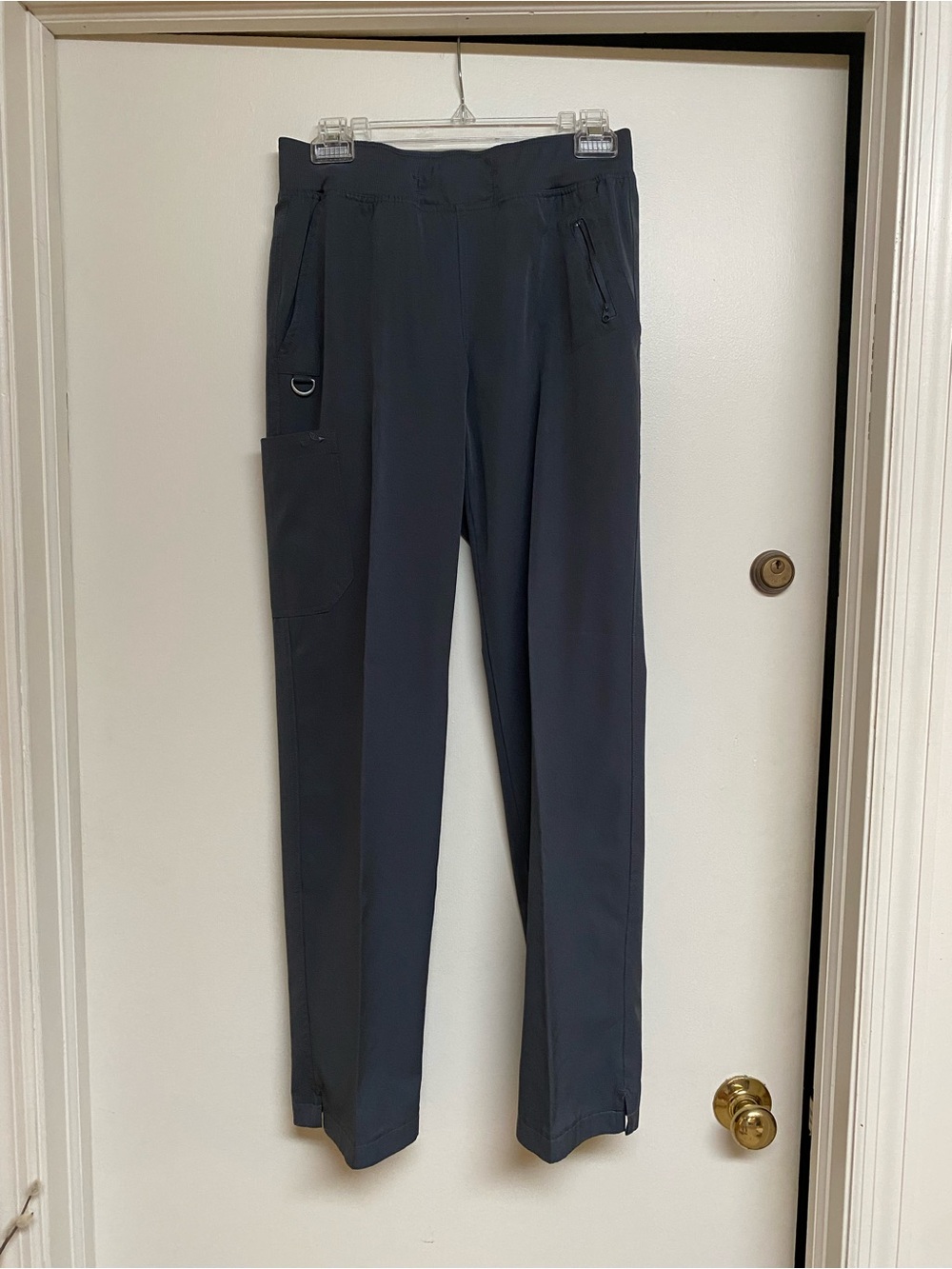 Ava Therese Charcoal Gray Scrub Pants